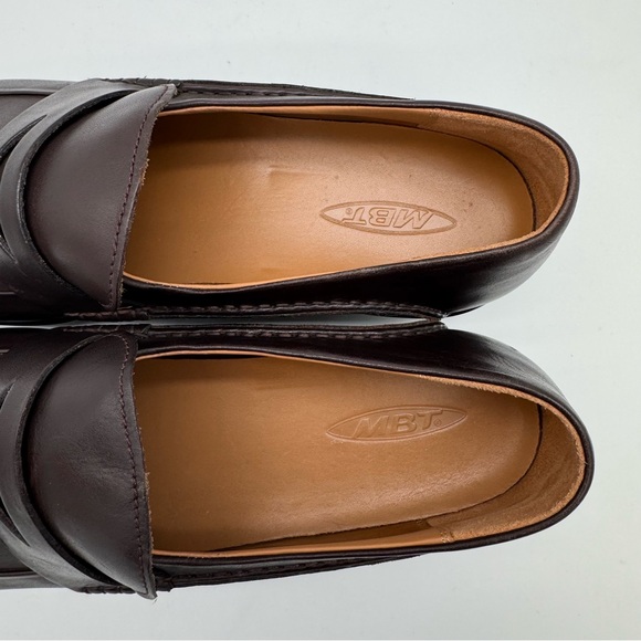 MBT Brown Leather Penny Loafer Ortho Shoe Size 46/12-12.5 main image 6